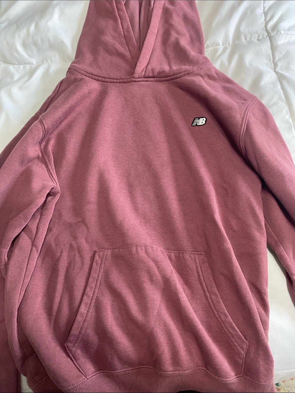 New Balance kids Large 14/16 Rose Mauve Crewneck Hoodie
